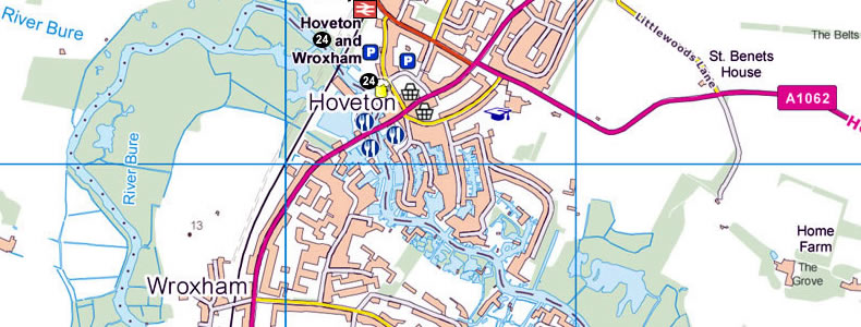 Norfolk Broads Map