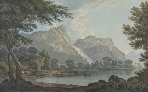 Lodore Falls c1800