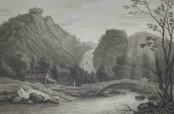Lodore Falls c1800