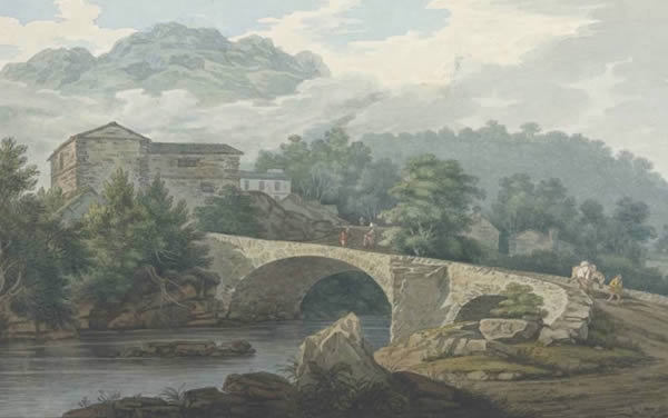 Brathay Bridge Ambleside c1800